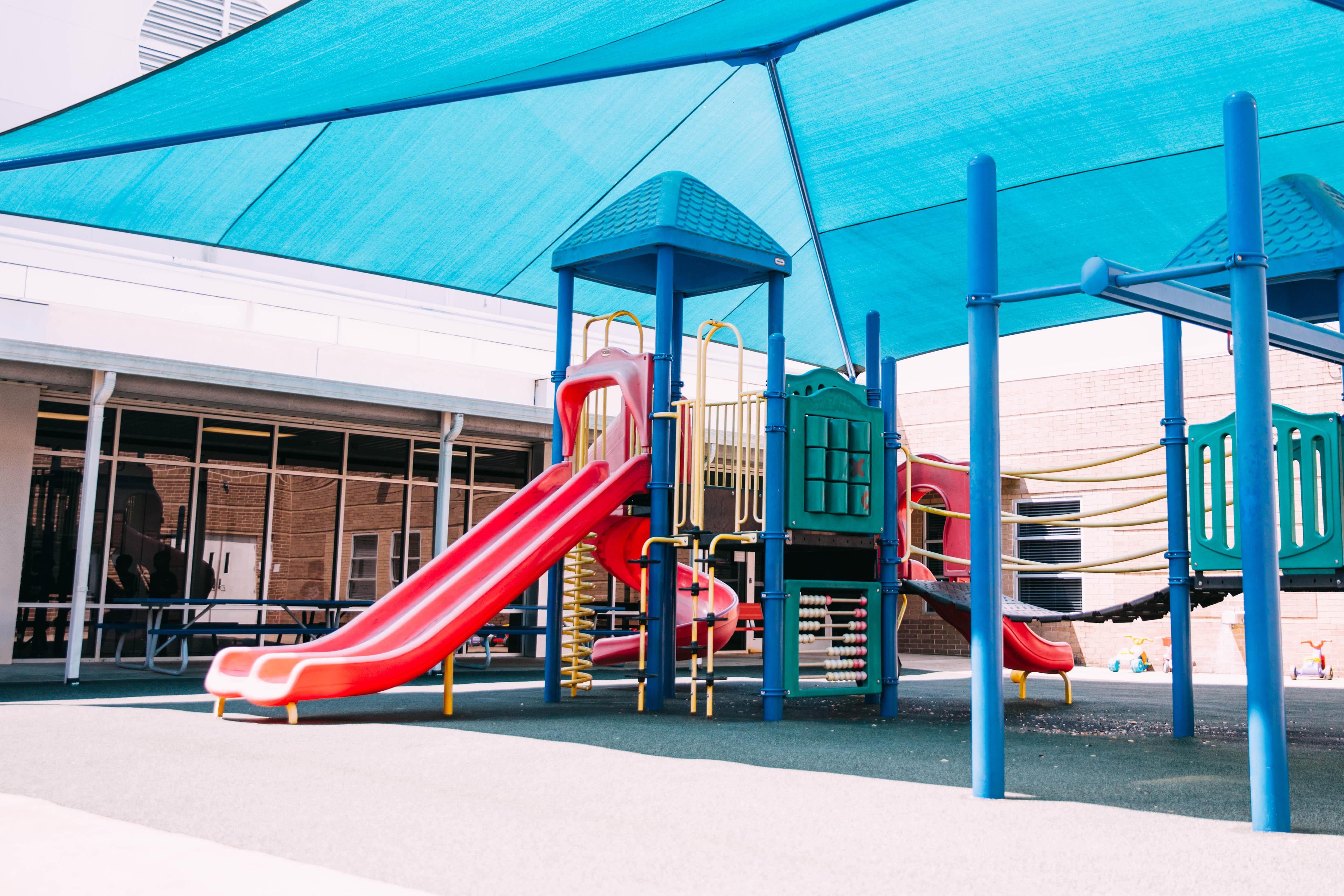 Enclosed playground